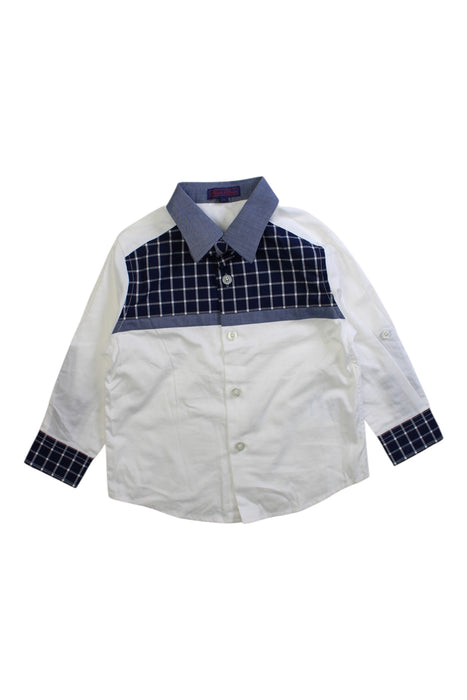 A White Long Sleeve Shirts from Nicholas & Bears in size 2T for boy. (Front View)