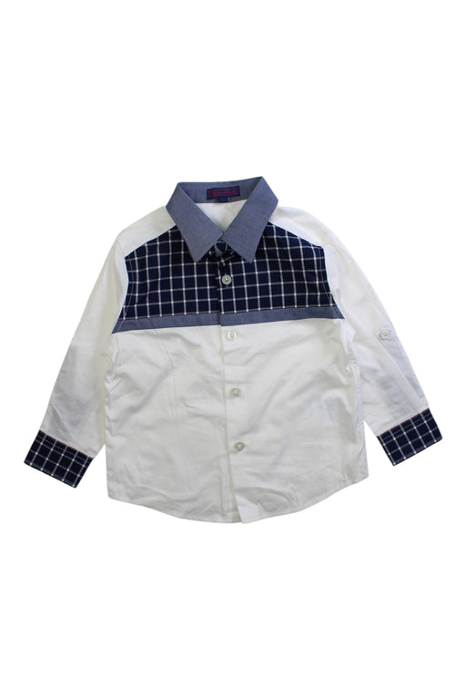 A White Long Sleeve Shirts from Nicholas & Bears in size 2T for boy. (Front View)
