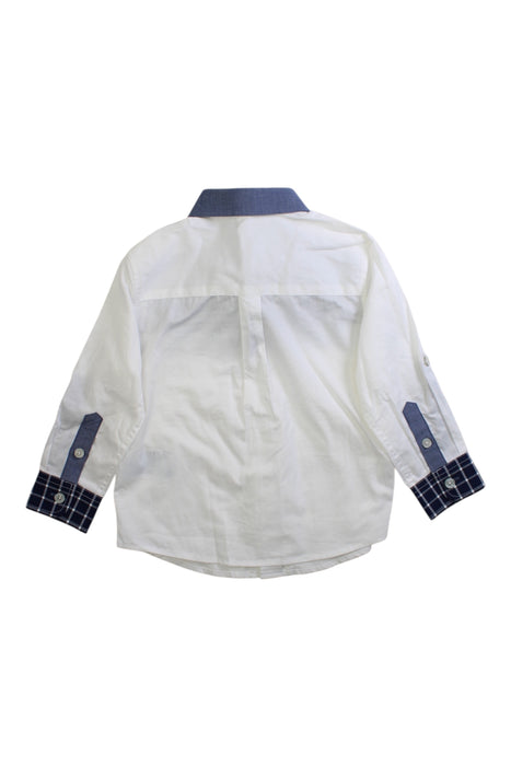 A White Long Sleeve Shirts from Nicholas & Bears in size 2T for boy. (Back View)