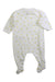 A White Onesies from Petit Bateau in size 3-6M for neutral. (Back View)
