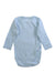 A Blue Long Sleeve Bodysuits from Petit Bateau in size 6-12M for boy. (Back View)