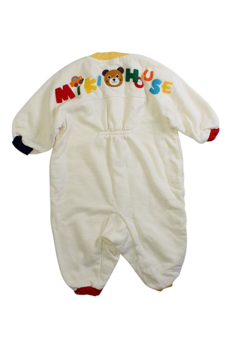 A Multicolour Long Sleeve Bodysuits from Miki House in size 3-6M for neutral. (Back View)