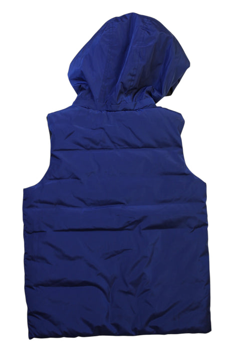 A Blue Outerwear Vests from Jacadi in size 8Y for boy. (Back View)