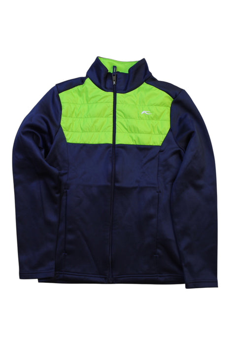 A Navy Lightweight Jackets from KJUS in size 10Y for boy. (Front View)