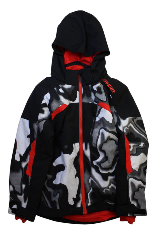 A Multicolour Ski Jackets from Spyder in size 10Y for boy. (Front View)