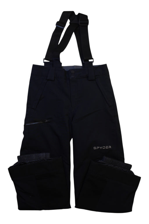 A Black Ski Pants & Salopettes from Spyder in size 10Y for boy. (Front View)
