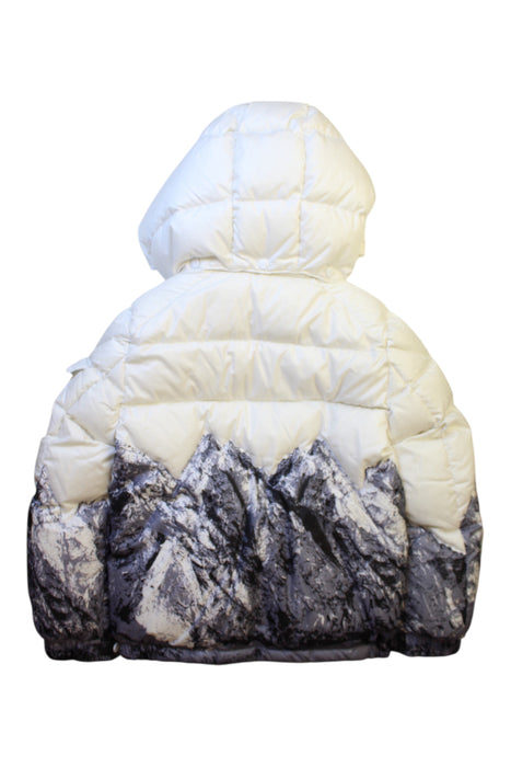 A White Puffer/Quilted Coats & Outerwear from Moncler in size 8Y for neutral. (Back View)