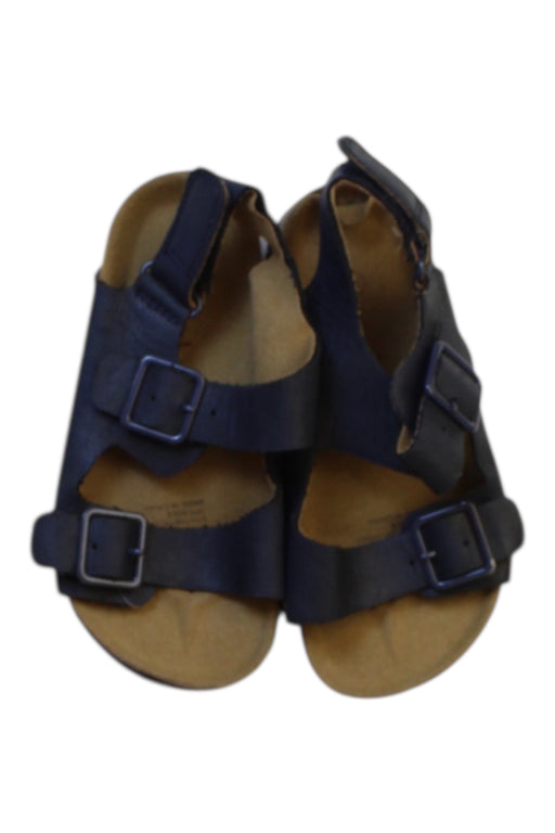 A Black Sandals from Seed in size 5T for neutral. (Front View)