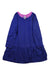 A Blue Long Sleeve Dresses from Hanna Andersson in size 5T for girl. (Front View)