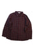 A Burgundy Long Sleeve Shirts from Les Enfantines in size 8Y for boy. (Front View)