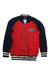A Red Zippered Sweatshirts from Polo Ralph Lauren in size 6T for boy. (Front View)