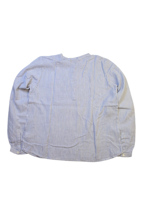 A Blue Long Sleeve Shirts from Bonpoint in size 8Y for boy. (Back View)