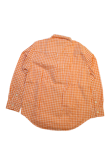 A Orange Long Sleeve Shirts from Ralph Lauren in size 6T for boy. (Back View)