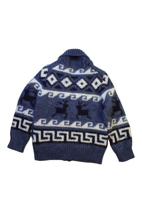 A Blue Puffer/Quilted Coats & Outerwear from Crewcuts in size 4T for boy. (Back View)