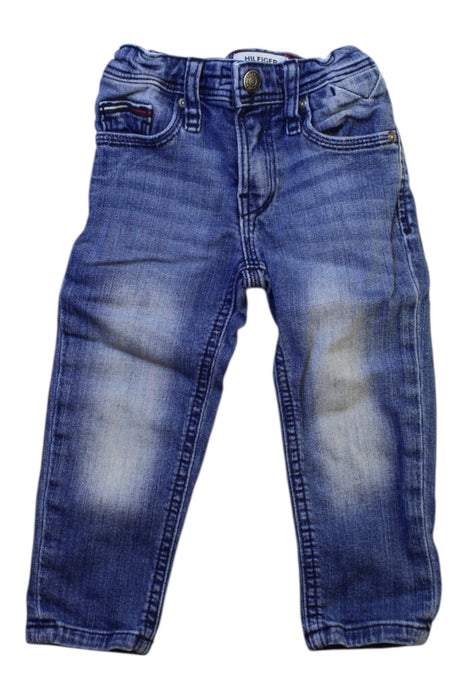 A Blue Jeans from Tommy Hilfiger in size 12-18M for boy. (Front View)