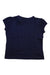 A Navy Short Sleeve Tops from Familiar in size 4T for girl. (Back View)