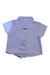 A Blue Short Sleeve Shirts from Familiar in size 3T for boy. (Back View)
