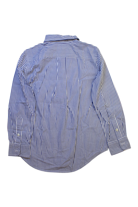 A Blue Long Sleeve Shirts from Polo Ralph Lauren in size 8Y for boy. (Back View)