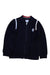 A Navy Zippered Sweatshirts from Jacadi in size 8Y for boy. (Front View)