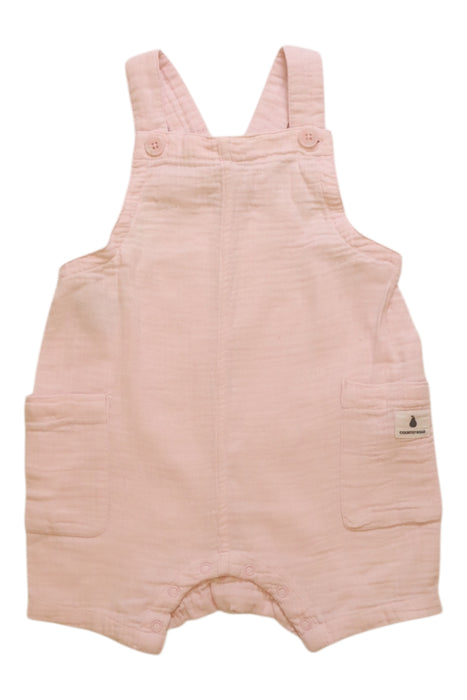 A Pink Overall Shorts from Country Road in size 6-12M for girl. (Front View)
