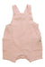 A Pink Overall Shorts from Country Road in size 6-12M for girl. (Front View)