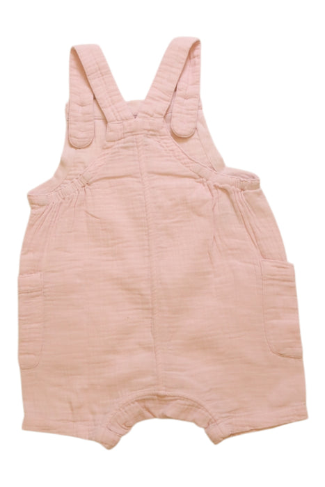 A Pink Overall Shorts from Country Road in size 6-12M for girl. (Back View)