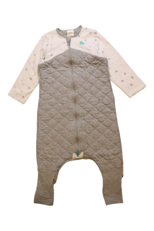 A Grey Onesies from Love To Dream in size 18-24M for neutral. (Front View)