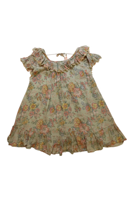 A Multicolour Short Sleeve Dresses from Louise Misha in size 5T for girl. (Front View)