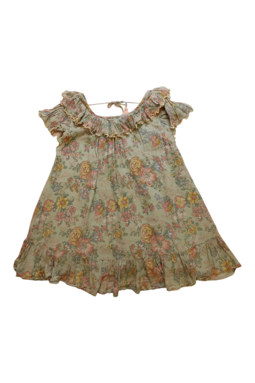 A Multicolour Short Sleeve Dresses from Louise Misha in size 5T for girl. (Front View)