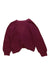 A Burgundy Knit Sweaters from Excuse My French in size 4T for girl. (Front View)