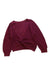 A Burgundy Knit Sweaters from Excuse My French in size 4T for girl. (Back View)