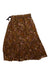 A Brown Long Skirts from Excuse My French in size 4T for girl. (Back View)