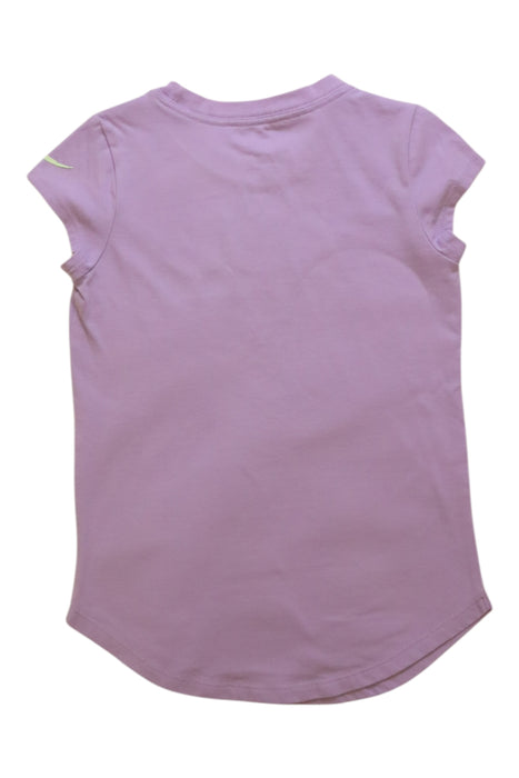 A Purple Short Sleeve T Shirts from Nike in size 5T for girl. (Back View)