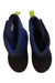 A Blue Winter Boots from Crocs in size 3T for boy. (Back View)