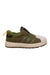 A Green Slip Ons from Adidas in size 3T for boy. (Front View)
