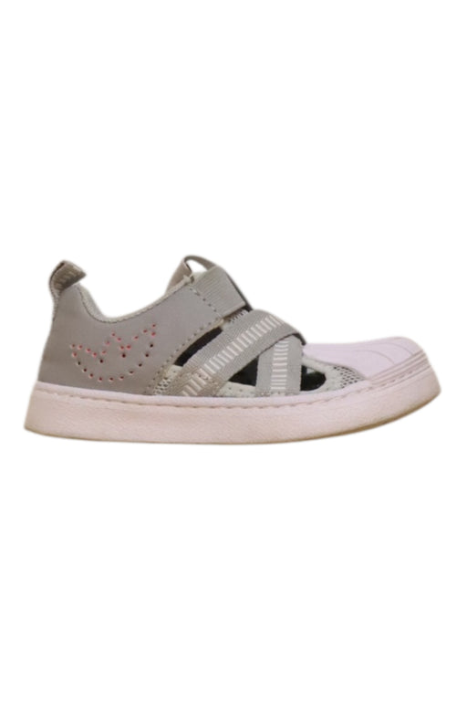 A Grey Sneakers from Adidas in size 3T for neutral. (Front View)