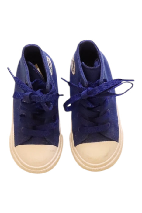 A Blue Sneakers from Converse in size 18-24M for boy. (Back View)