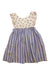 A Multicolour Sleeveless Dresses from Laranjinha in size 3T for girl. (Front View)