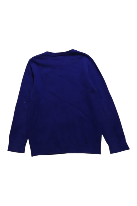 A Navy Long Sleeve Tops from Jacadi in size 8Y for boy. (Back View)