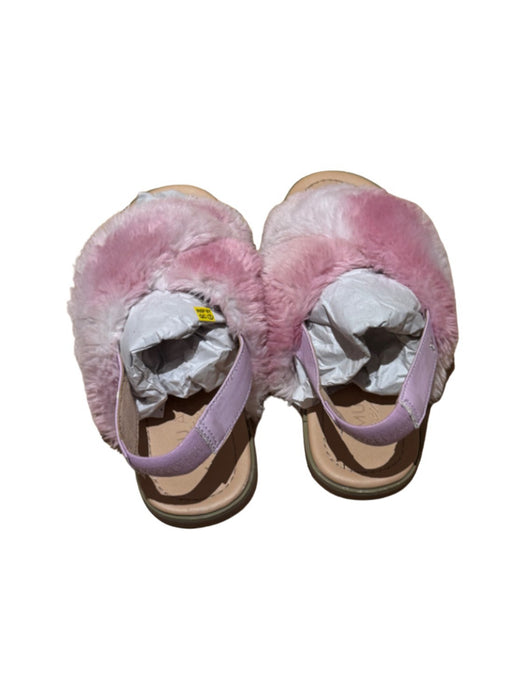 A Pink Sandals from EMU Australia in size 9Y for girl. (Back View)