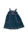 A Blue Sleeveless Dresses from Du Pareil au même in size 6T for girl. (Front View)