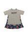 A Grey Short Sleeve Dresses from Kenzo in size 4T for girl. (Front View)