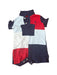 A Red Short Sleeve Rompers from Ralph Lauren in size 3-6M for neutral. (Front View)