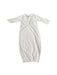 A White Sleepsacs from Monica + Andy in size 3-6M for neutral. (Front View)