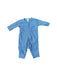 A Blue Onesies from Petit Bateau in size 0-3M for neutral. (Front View)