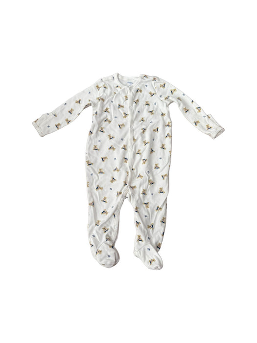 A White Onesies from Ralph Lauren in size 3-6M for neutral. (Front View)