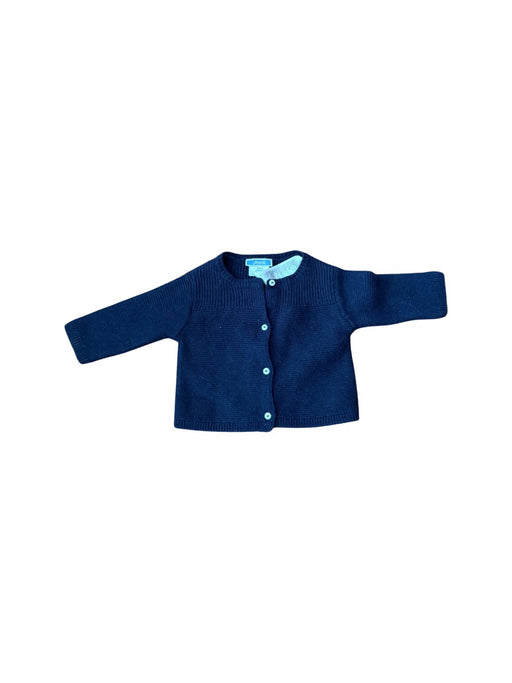 A Navy Cardigans from Jacadi in size 0-3M for neutral. (Front View)