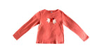 A Peach Long Sleeve T Shirts from Petit Bateau in size 8Y for girl. (Front View)