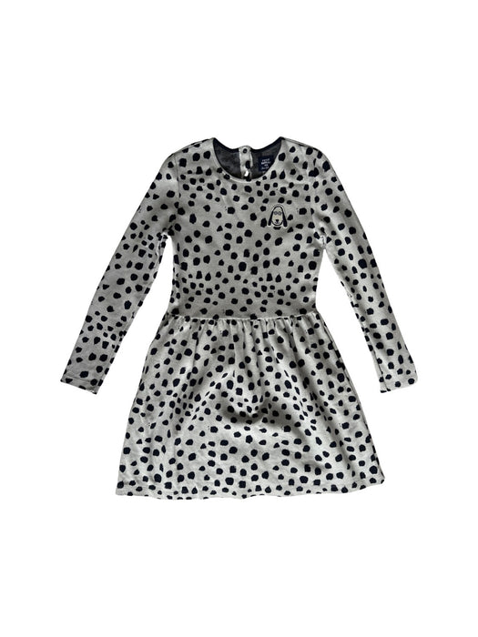 A Black Long Sleeve Dresses from Petit Bateau x Jean Jullien in size 12Y for girl. (Front View)