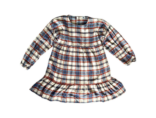 A Red Long Sleeve Dresses from Petit Bateau in size 10Y for girl. (Front View)